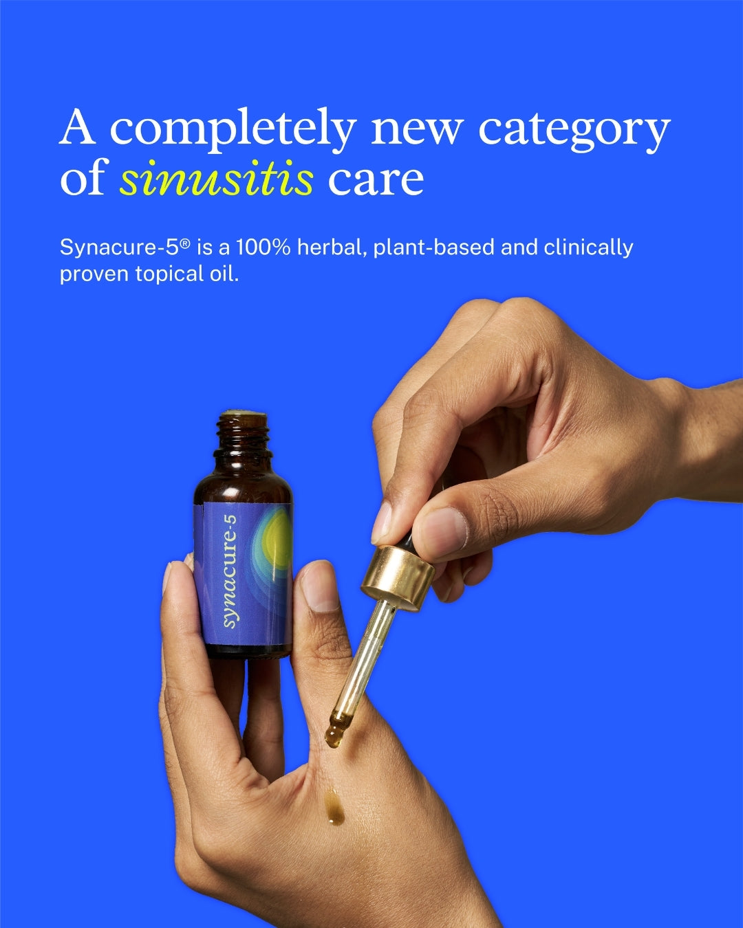 Synacure-5 Sinusitis Relief Oil (30 ml)